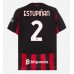 AC Milan Pervis Estupinan #2 Hjemmedrakt 2025-26 Kortermet